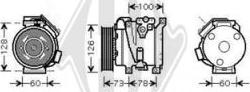 Diederichs DCK1543 - Компресор, кондиціонер autozip.com.ua