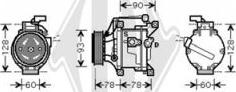 Diederichs DCK1547 - Компресор, кондиціонер autozip.com.ua