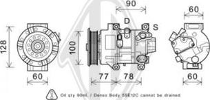 Diederichs DCK1554 - Компресор, кондиціонер autozip.com.ua