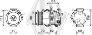 Diederichs DCK1555 - Компресор, кондиціонер autozip.com.ua