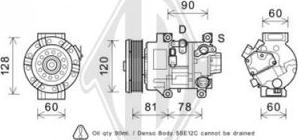 Diederichs DCK1551 - Компресор, кондиціонер autozip.com.ua