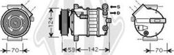 Diederichs DCK1516 - Компресор, кондиціонер autozip.com.ua