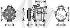 Diederichs DCK1537 - Компресор, кондиціонер autozip.com.ua