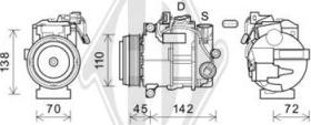 Diederichs DCK1698 - Компресор, кондиціонер autozip.com.ua