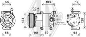 Diederichs DCK1662 - Компресор, кондиціонер autozip.com.ua