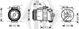 Diederichs DCK1603 - Компресор, кондиціонер autozip.com.ua