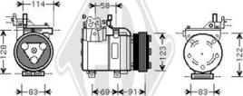 Diederichs DCK1630 - Компресор, кондиціонер autozip.com.ua