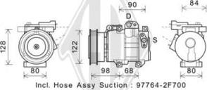 Diederichs DCK1678 - Компресор, кондиціонер autozip.com.ua