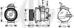 Diederichs DCK1050 - Компресор, кондиціонер autozip.com.ua