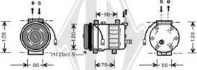 Diederichs DCK1002 - Компресор, кондиціонер autozip.com.ua