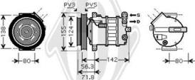 Diederichs DCK1010 - Компресор, кондиціонер autozip.com.ua