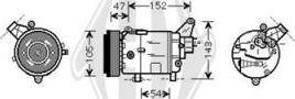 Diederichs DCK1088 - Компресор, кондиціонер autozip.com.ua