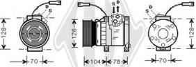 Diederichs DCK1022 - Компресор, кондиціонер autozip.com.ua