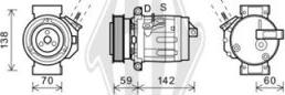 Diederichs DCK1153 - Компресор, кондиціонер autozip.com.ua