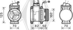 Diederichs DCK1157 - Компресор, кондиціонер autozip.com.ua