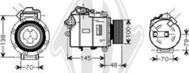 Diederichs DCK1105 - Компресор, кондиціонер autozip.com.ua