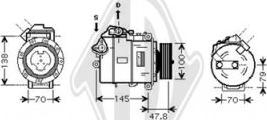 Diederichs DCK1108 - Компресор, кондиціонер autozip.com.ua