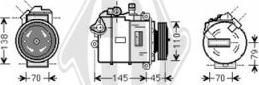 Diederichs DCK1114 - Компресор, кондиціонер autozip.com.ua