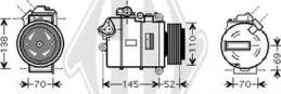 Diederichs DCK1111 - Компресор, кондиціонер autozip.com.ua