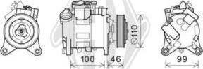 Diederichs DCK1132 - Компресор, кондиціонер autozip.com.ua