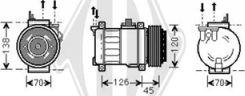 Diederichs DCK1340 - Компресор, кондиціонер autozip.com.ua