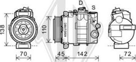 Diederichs DCK1355 - Компресор, кондиціонер autozip.com.ua