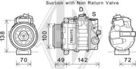 Diederichs DCK1369 - Компресор, кондиціонер autozip.com.ua