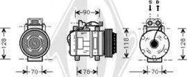 Diederichs DCK1339 - Компресор, кондиціонер autozip.com.ua