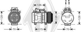 Diederichs DCK1334 - Компресор, кондиціонер autozip.com.ua