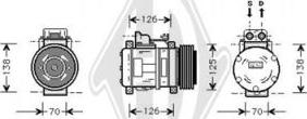 Diederichs DCK1329 - Компресор, кондиціонер autozip.com.ua