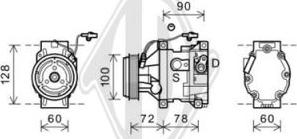 Diederichs DCK1321 - Компресор, кондиціонер autozip.com.ua