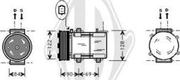 Diederichs DCK1258 - Компресор, кондиціонер autozip.com.ua