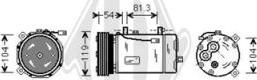 Diederichs DCK1252 - Компресор, кондиціонер autozip.com.ua