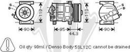 Diederichs DCK1217 - Компресор, кондиціонер autozip.com.ua