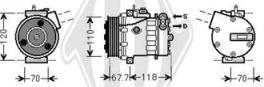 Diederichs DCK1230 - Компресор, кондиціонер autozip.com.ua