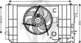 Diederichs DCL1065 - Вентилятор, охолодження двигуна autozip.com.ua
