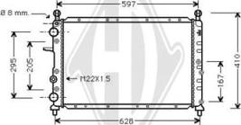 Diederichs DCM1905 - Радіатор, охолодження двигуна autozip.com.ua