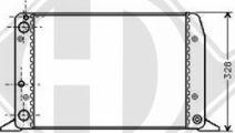 Diederichs DCM1424 - Радіатор, охолодження двигуна autozip.com.ua