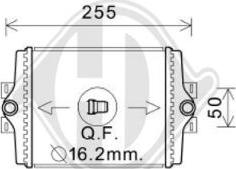 Diederichs DCM1601 - Радіатор, охолодження двигуна autozip.com.ua