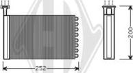 Diederichs DCM1097 - Теплообмінник, опалення салону autozip.com.ua