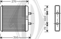 Diederichs DCM1120 - Теплообмінник, опалення салону autozip.com.ua