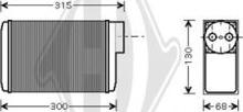 Diederichs DCM1274 - Теплообмінник, опалення салону autozip.com.ua