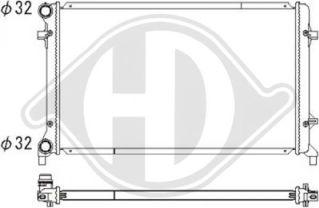 Diederichs DCM3457 - Радіатор, охолодження двигуна autozip.com.ua