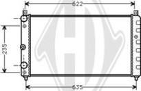 Diederichs DCM3560 - Радіатор, охолодження двигуна autozip.com.ua