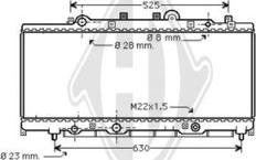 Diederichs DCM3530 - Радіатор, охолодження двигуна autozip.com.ua