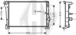 Diederichs DCM3538 - Радіатор, охолодження двигуна autozip.com.ua