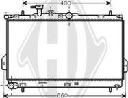 Diederichs DCM3662 - Радіатор, охолодження двигуна autozip.com.ua