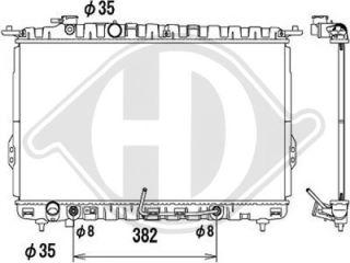 Diederichs DCM3672 - Радіатор, охолодження двигуна autozip.com.ua