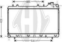 Diederichs DCM3014 - Радіатор, охолодження двигуна autozip.com.ua