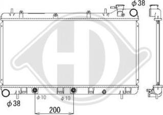 Diederichs DCM3015 - Радіатор, охолодження двигуна autozip.com.ua